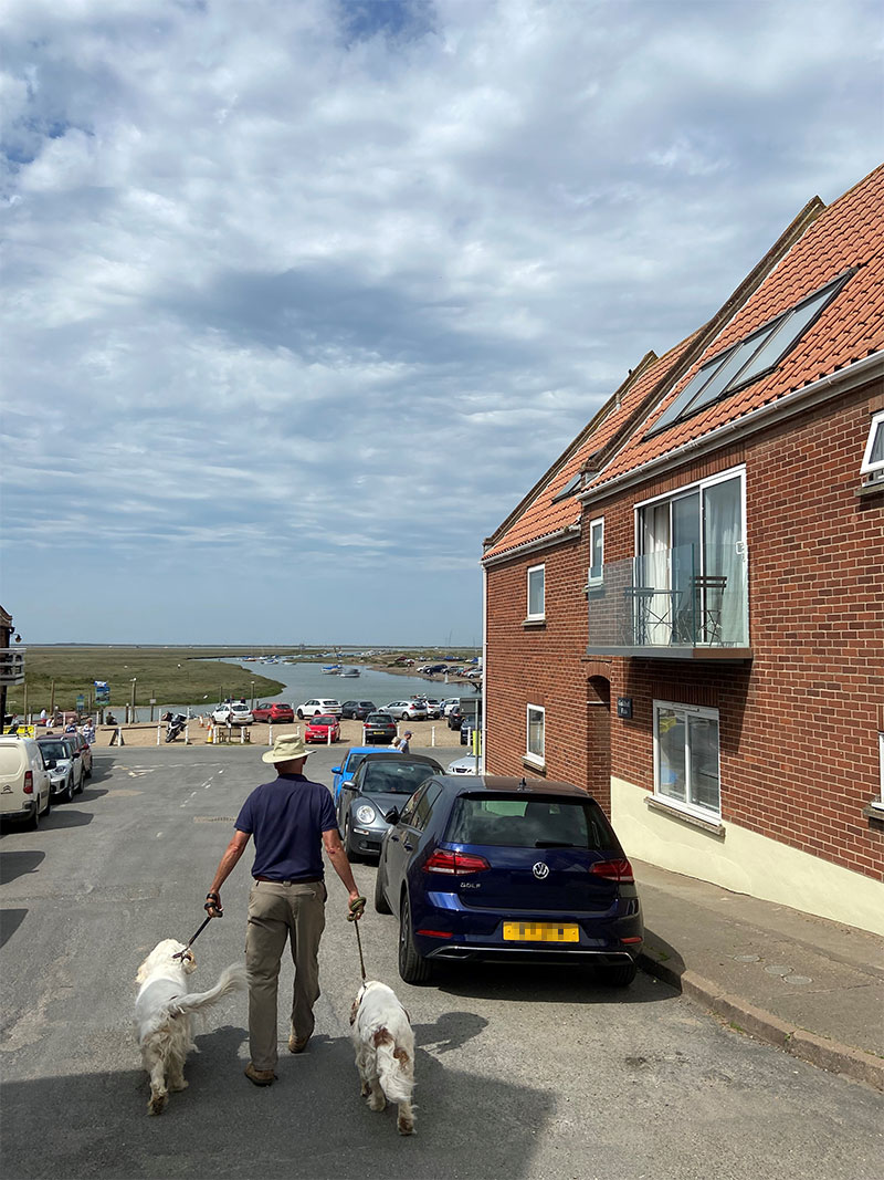 High Street view towards Blakeney Quay